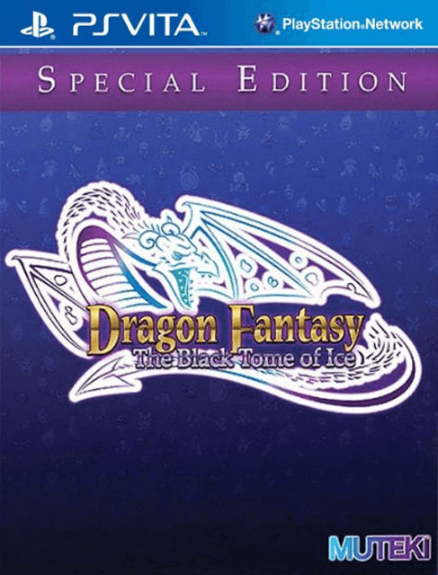 Dragon Fantasy: The Black Tome of Ice box art for Playstation Vita